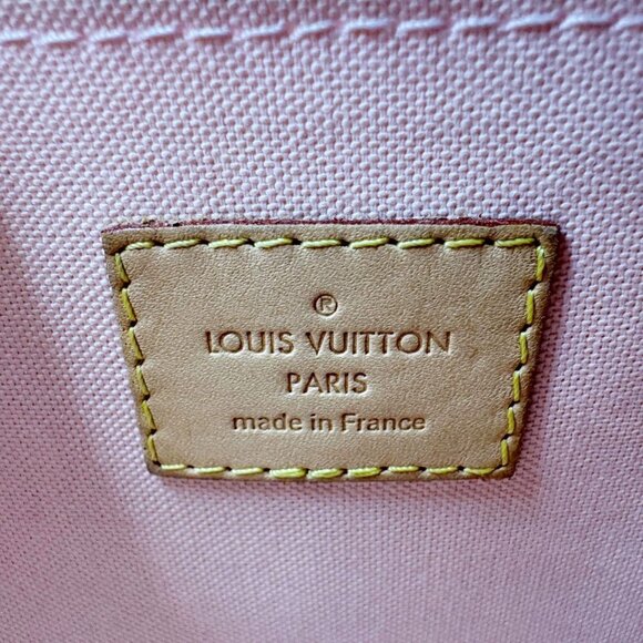 Louis Vuitton Croisette Damier Azur Satchel Crossbody Bag Rose Ballerine - Picture 15 of 16